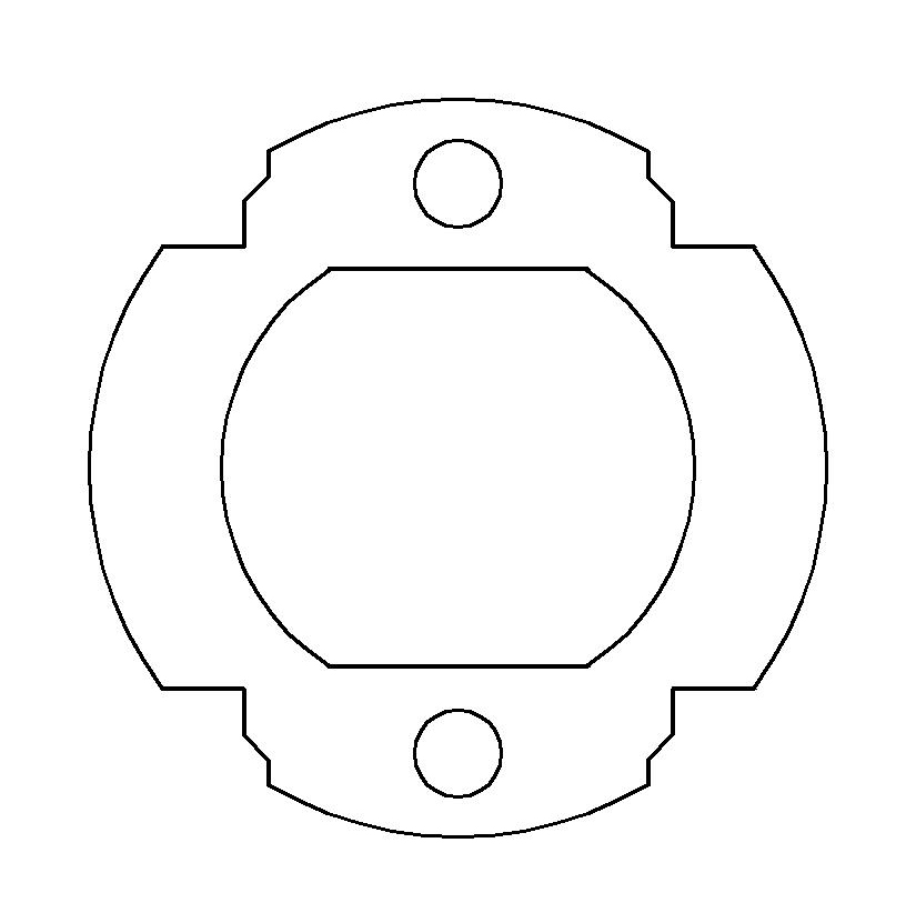 Steel spur washer for a lock assembly
