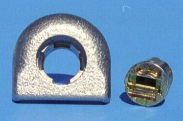 Zinc die cast lock shell for a auto roof top carrier and a lock plug