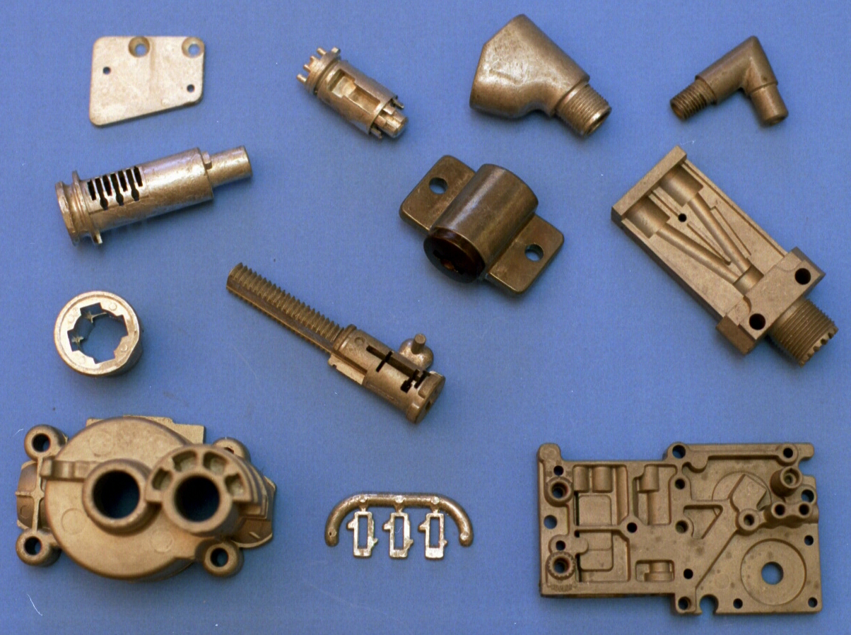 Zinc die castings of lock, air transfer and electircial parts